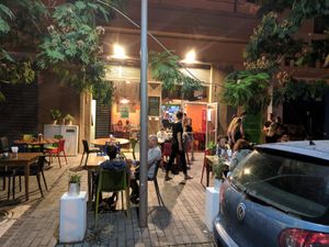 Outdoor seating  at Chang Ba Thai Restaurant in Haifa