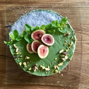 "Raw Love" cake!
Matcha & Chocolate ❤️ at Cafe Parallel 43 in Sofia