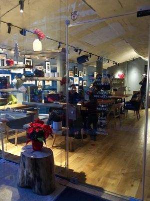 Warm and cozy  at Cafe Parallel 43 in Sofia