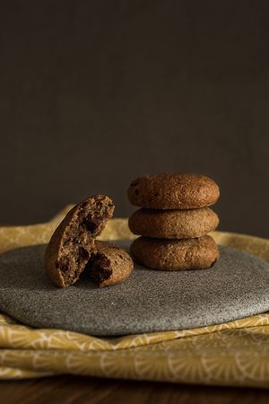 vegan hazelnut cookies  at Cafe Parallel 43 in Sofia