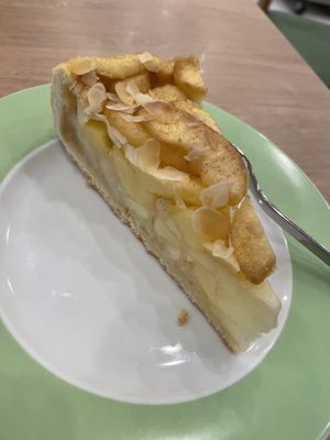 Vegan apple cake - Café Alter Markt, Euskirchen  at Cafe Alter Markt in Euskirchen