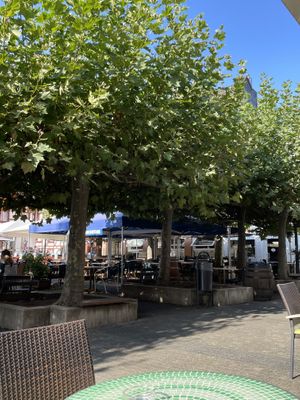 Outside view from Café Alter Markt, Euskirchen   at Cafe Alter Markt in Euskirchen