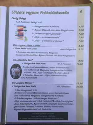 Vegan breakfast at Cafe Alter Markt in Euskirchen