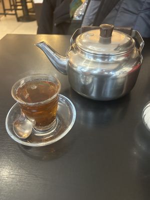 Cardamom tea  #Veganuary at Niedaleko Damaszku in Warsaw