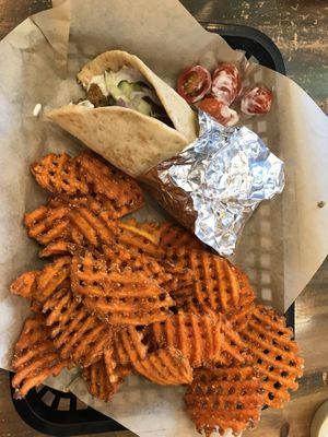 Falafel Pita 🤤 at PersNIKKIty's Cafe & Bakery in Show Low