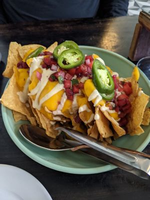 Fancy Nachos at Strange Town in Milwaukee