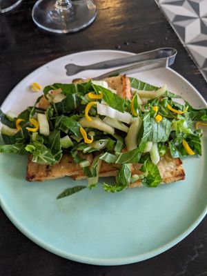 Daikon Cakes at Strange Town in Milwaukee