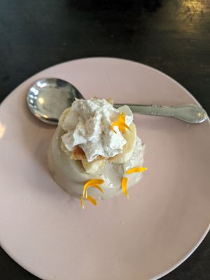 Banana Cream Pie Panna Cotta at Strange Town in Milwaukee