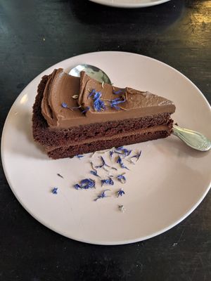 Chocolate Cake at Strange Town in Milwaukee