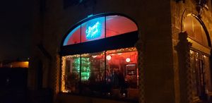 Outside looking in at Strange Town in Milwaukee