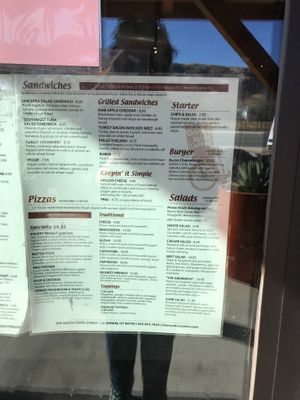 A few different Vegan lunch-dinner options. Sadly no vegan pastries😟 at River Rock Roasting Company in La Verkin