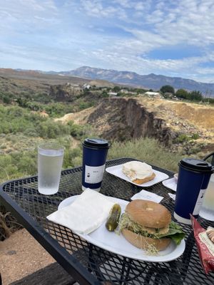   at River Rock Roasting Company in La Verkin