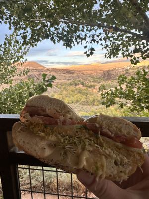 Vegan Garden Delight  at River Rock Roasting Company in La Verkin