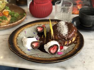 Brioche French toast at FacePlant in Geelong