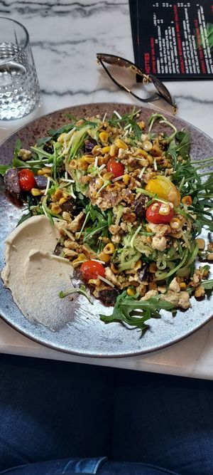 Omg smoked tofu and whipped feta on sour dough at FacePlant in Geelong