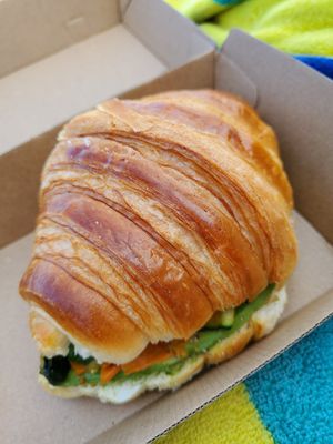 Veg croissants at FacePlant in Geelong
