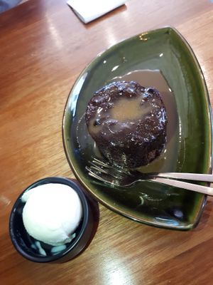 Sticky date pudding (delicious) at FacePlant in Geelong