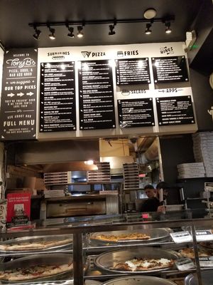 Nice vegan option within the menu. at Tony Boloney's Hoboken in Hoboken