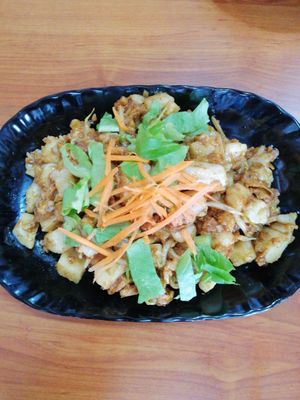 Fried carrot cake at Yi Xin Vegetarian 一心素食 in Central Singapore