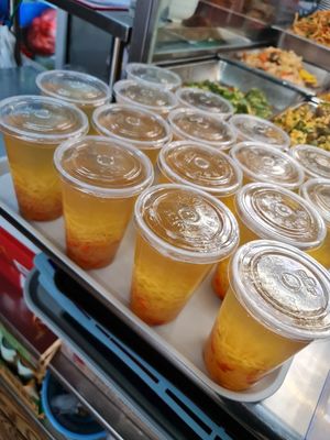 Herbal drink ~ 4/10/21 at Yi Xin Vegetarian 一心素食 in Central Singapore