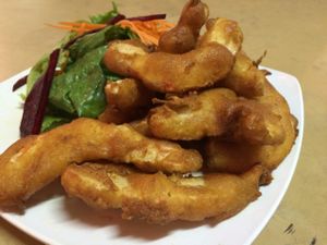 mock prawns  at Yi Xin Vegetarian 一心素食 in Central Singapore