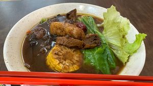 Herbal soup  at Yi Xin Vegetarian 一心素食 in Central Singapore
