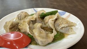 Dumplings  at Yi Xin Vegetarian 一心素食 in Central Singapore