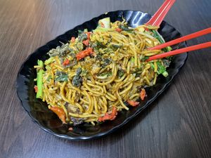 Mee Goreng  at Yi Xin Vegetarian 一心素食 in Central Singapore
