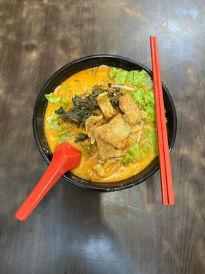 Laksa   at Yi Xin Vegetarian 一心素食 in Central Singapore
