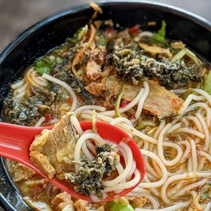 Penang Assam Laksa at Yi Xin Vegetarian 一心素食 in Central Singapore