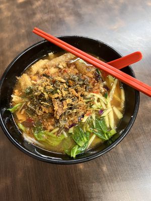   at Yi Xin Vegetarian 一心素食 in Central Singapore