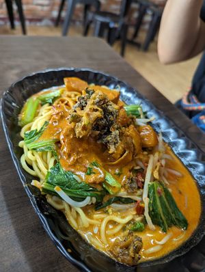 Curry noodle at Yi Xin Vegetarian 一心素食 in Central Singapore