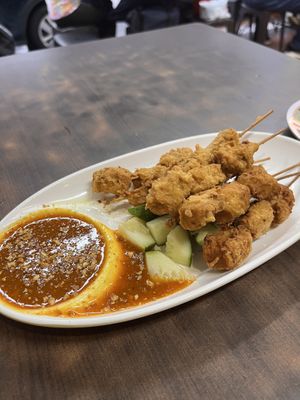 Satay  at Yi Xin Vegetarian 一心素食 in Central Singapore
