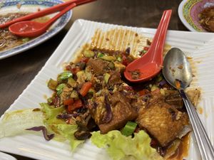   at Yi Xin Vegetarian 一心素食 in Central Singapore