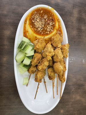Satay  at Yi Xin Vegetarian 一心素食 in Central Singapore
