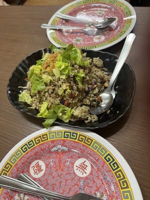 Olive fried rice - believe is vegann  at Yi Xin Vegetarian 一心素食 in Central Singapore