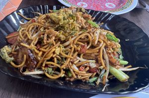 Mee goreng  at Yi Xin Vegetarian 一心素食 in Central Singapore