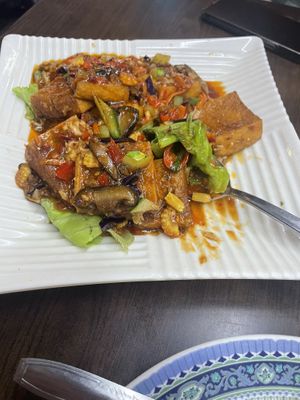 Tofu  at Yi Xin Vegetarian 一心素食 in Central Singapore