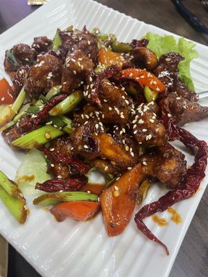 Lions mane mushroomm  at Yi Xin Vegetarian 一心素食 in Central Singapore