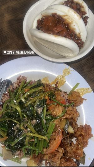   at Yi Xin Vegetarian 一心素食 in Central Singapore