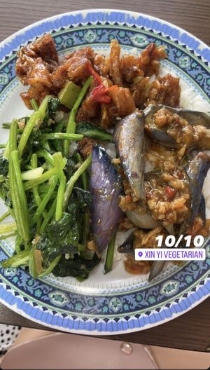  at Yi Xin Vegetarian 一心素食 in Central Singapore