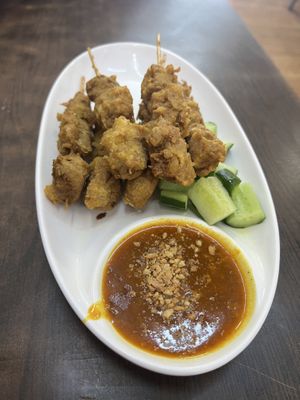 Satay   at Yi Xin Vegetarian 一心素食 in Central Singapore