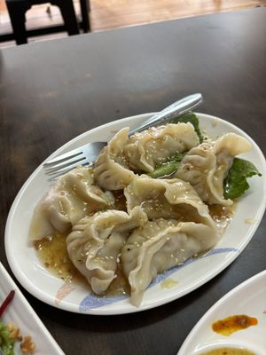 Dumplings  at Yi Xin Vegetarian 一心素食 in Central Singapore