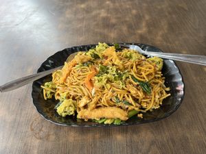Mee goreng  at Yi Xin Vegetarian 一心素食 in Central Singapore