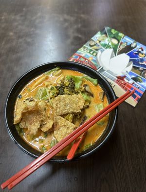 Laksa  at Yi Xin Vegetarian 一心素食 in Central Singapore