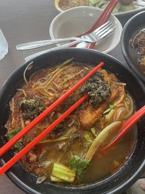   at Yi Xin Vegetarian 一心素食 in Central Singapore