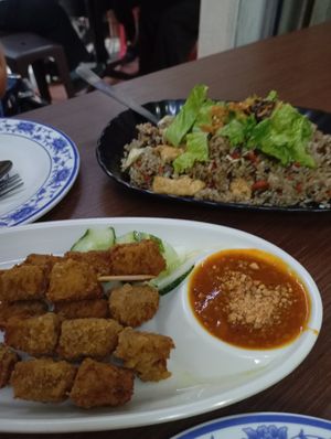 Satay at Yi Xin Vegetarian 一心素食 in Central Singapore