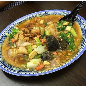 Hor fun at Yi Xin Vegetarian 一心素食 in Central Singapore