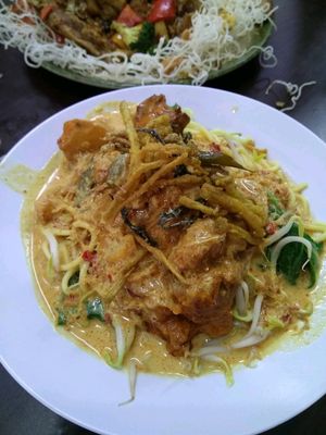 Curry mee @$4.00 at Yi Xin Vegetarian 一心素食 in Central Singapore