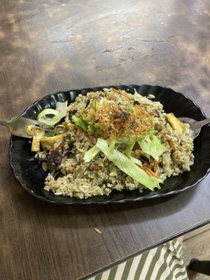 Ham fried rice  at Yi Xin Vegetarian 一心素食 in Central Singapore